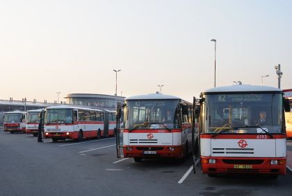 Autobusy a návštěva papeže po třetí - tentokrát záběry z Letňan 