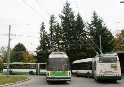 Sváteční  trolejbusová bilance Škoda: Zelenobílé setkání Škoda 25Tr Irisbus,