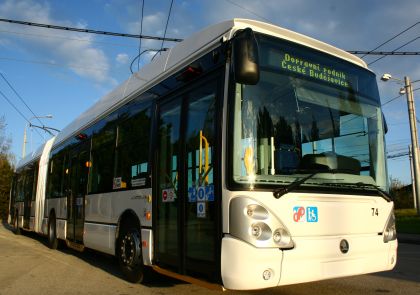 Českobudějovický trolejbus ev.č. 74 v obrazech