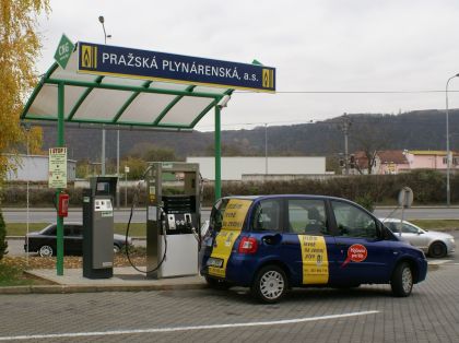 Pražská plynárenská otevřela další plnicí stanici stlačeného zemního plynu (CNG)