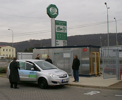 Pražská plynárenská otevřela další plnicí stanici stlačeného zemního plynu (CNG)