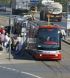 Tramvaj  Škoda ForCity městu sluší. Záběry v plném dopravním provozu