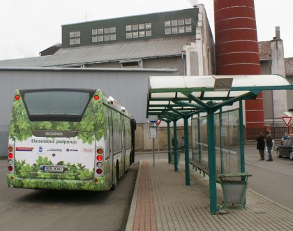 Středočeští dopravci testují etanolový autobus Scania OmniLink.Vlastní zkušenost