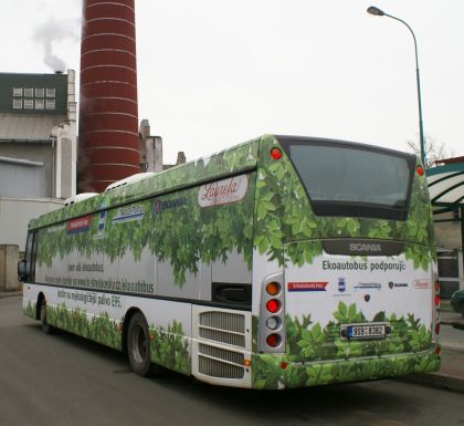 Středočeští dopravci testují etanolový autobus Scania OmniLink.Vlastní zkušenost