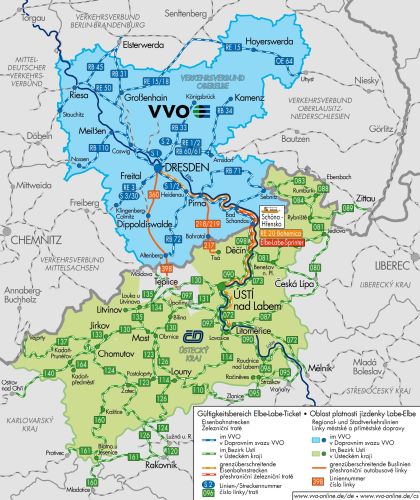 Autobusy Karlovy Vary přistoupily k  dopravnímu systému Elbe-Labe-Ticket