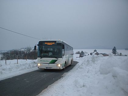 ČSAD autobusy Plzeň: Zimní variace na Radnicku  aneb 