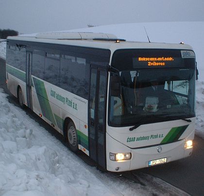 ČSAD autobusy Plzeň: Zimní variace na Radnicku  aneb 