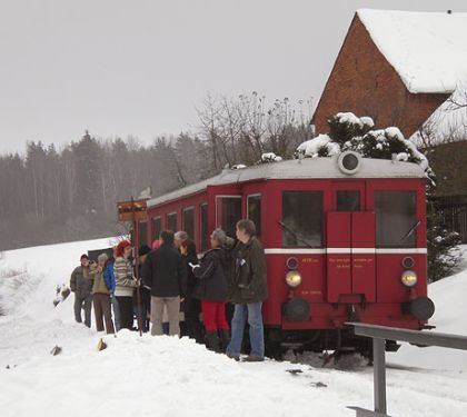 18.2. 2010: Zimním Bezdružickem vlakem a autobusem 