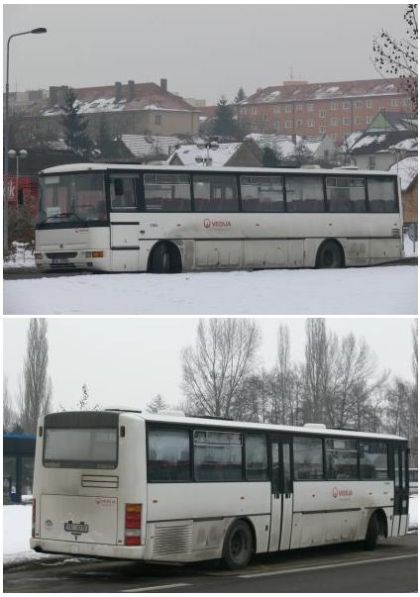 Nežli roztaje: Přehlídka Karos na autobusovém nádraží v Mělníku