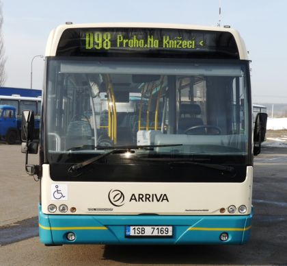 První autobus Ambassador LE v linkové dopravě v ČR v barvách Arriva