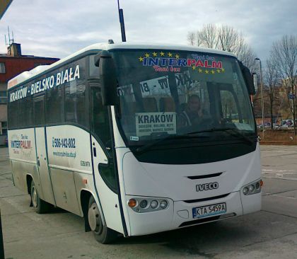 Autobusová pohlednice z polského Cieszyna