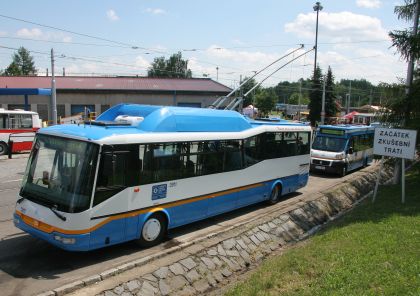 Kouzlo dopravy: Zvláštní jízda trolejbusem SOR TN12C v Ostravě  8.5.2010