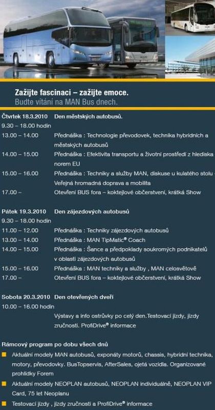 75 let značky NEOPLAN a MAN Bus dny 18.-20.3.2010 v Mnichově