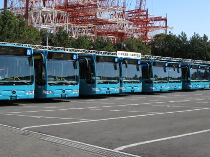 Mercedes-Benz  Citaro s pravostranným řízením v Japonsku u dopravce Keisei Bus