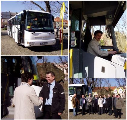 Představení nového autobusu SOR pro PID v Kouřimi, na jednom 