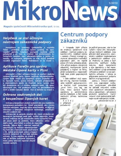 Mikroelektronika: Řídící systém FareOn do Plzně