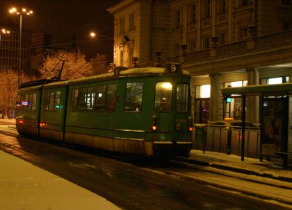 Poznaňské tramvaje 15. a 16.3.2010