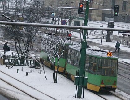 Poznaňské tramvaje 15. a 16.3.2010