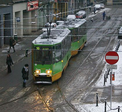 Poznaňské tramvaje 15. a 16.3.2010