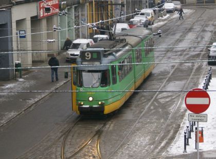 Poznaňské tramvaje 15. a 16.3.2010