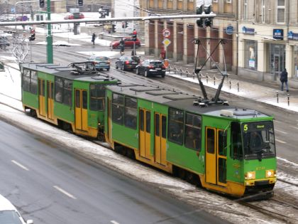 Poznaňské tramvaje 15. a 16.3.2010