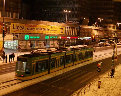 Poznaňské tramvaje 15. a 16.3.2010