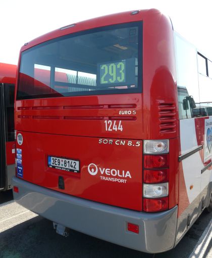 3 x Veolia Transport: Malý SOR, dlouhý Solaris a standardní Crossway