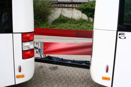 Autobusové soupravy MAN - Göppel v provozu v německém Fürthu