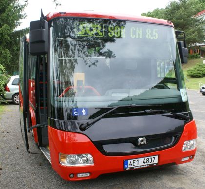 'Veletržní' autobus SOR CN 8,5 se představil středočeským dopravcům z ADSSS,