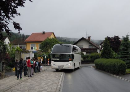 Autobusová pohlednice z Německa - školní Neoplan Cityliner 