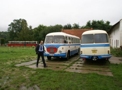 Cesta kloubovým autobusem Ikarus 280 Technického muzea v Brně do Chotouně