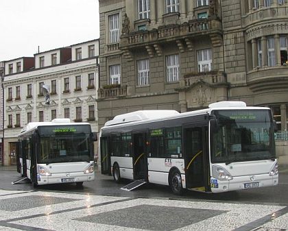 Záběry ze slavnostního představení 2 autobusů Citelis na CNG v Prostějově 