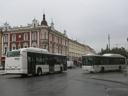 Záběry ze slavnostního představení 2 autobusů Citelis na CNG v Prostějově 