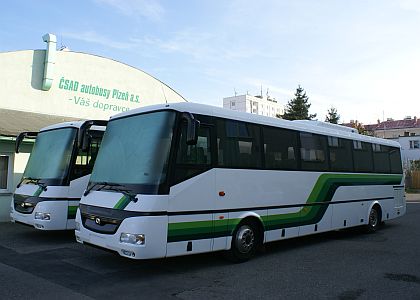 Na návštěvě v ČSAD autobusy Plzeň: Záběry z areálu dopravce