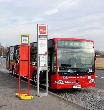 Od 1. 11.  funguje v Praze nová autobusová linka 206 k obchodnímu centru Šestka