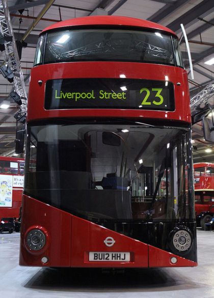 Nový doubledecker pro Londýn byl představen v depu London Transport Musea