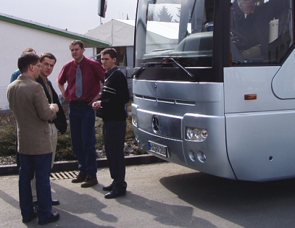 2005:  Z Darové do EvoBusu Holýšov a zpět 18.3. 2005 testovacím autobusem 