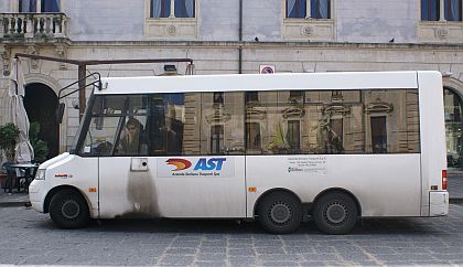 Z cesty BUSportálu na Sicílii: Dopravní fotoleporelo nejen s autobusy