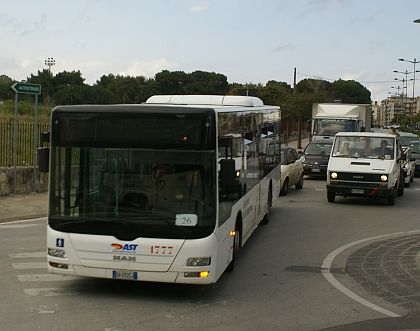 Z cesty BUSportálu na Sicílii: Dopravní fotoleporelo nejen s autobusy