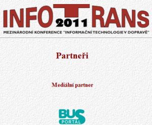 7. ročník konference Infotrans  se uskuteční  28. dubna 2011 v Pardubicích