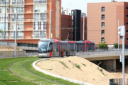 Nová tramvajová linka ve španělské Zaragoze