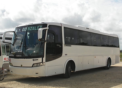 Autobusová pohlednice z Dominikánské republiky