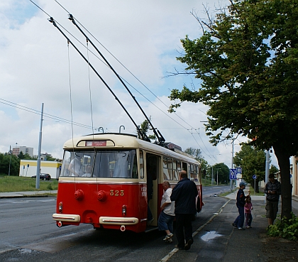 Oslavy 70 let trolejbusů v Plzni  v prostoru Škodovky u 5. brány