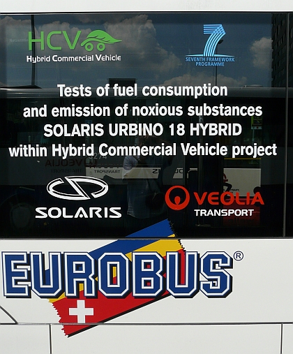 Veolia Transport Praha testuje hybridní autobus Solaris Urbino 18