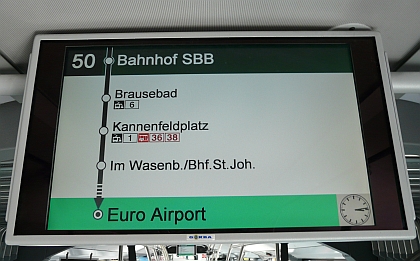 Na návštěvě v Basileji III.: Informační systémy, označníky a letištní linka 50