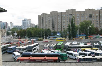 Pohlednice  z autobusových nádraží na východě 1: Kyjev