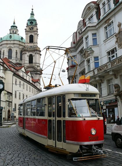 120 výročí elektrických tramvají: Záběry jízdy nejen historických tramvají