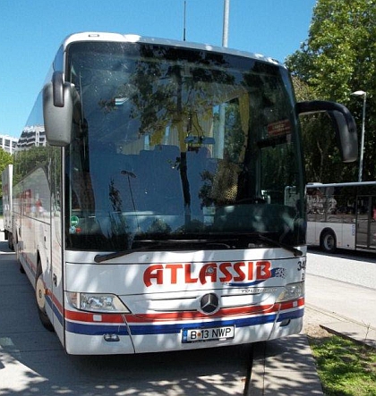 Pohlednice z autobusového nádraží v Hamburgu