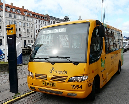 CityCirkel: Elektrominibusem v Kodani.