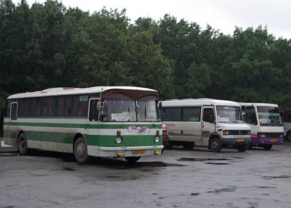 Závěrečná  pohlednice  z autobusových nádraží na východě: Cherson a Uman